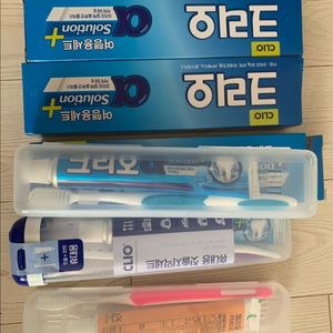 휴대용 크리오/페리오 여행용 칫솔치약 세트 x 5개