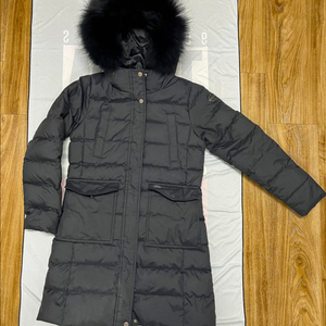 닥스 라쿤퍼 다운 롱패딩 66