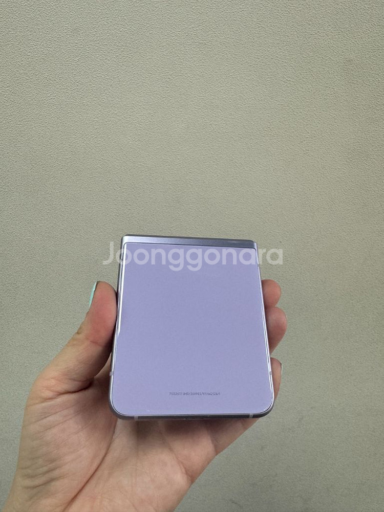 (부산중고폰)갤럭시z플립3 라벤더 256기가 판매해요--1