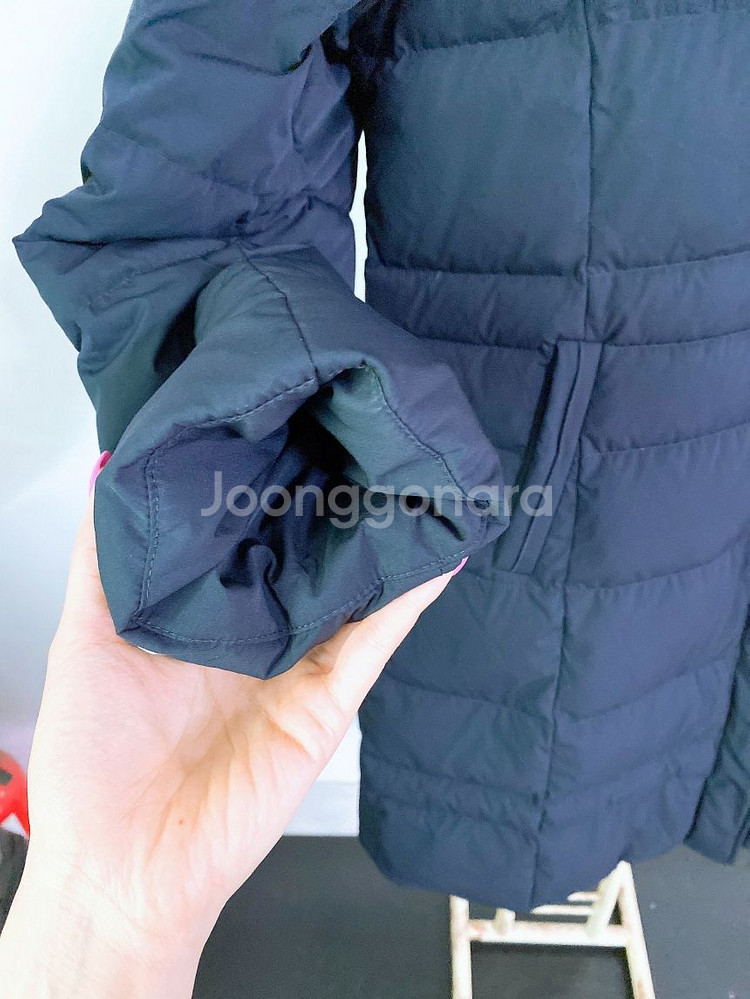 (여성100)LEEGA리가토끼털밍크거위털후드롱패딩--5