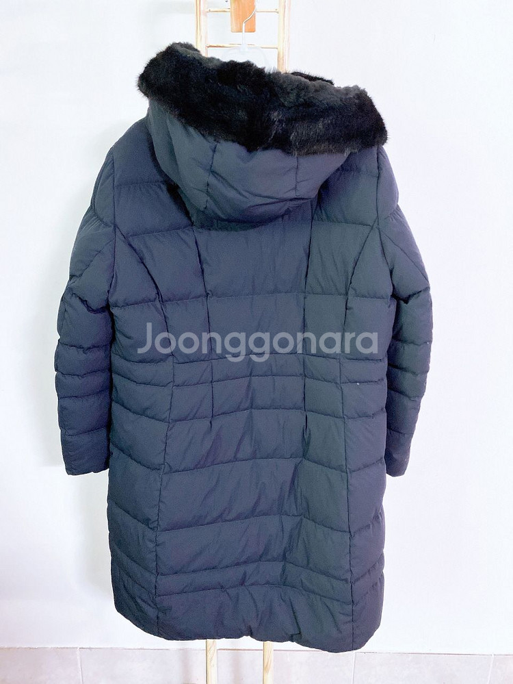 (여성100)LEEGA리가토끼털밍크거위털후드롱패딩--4