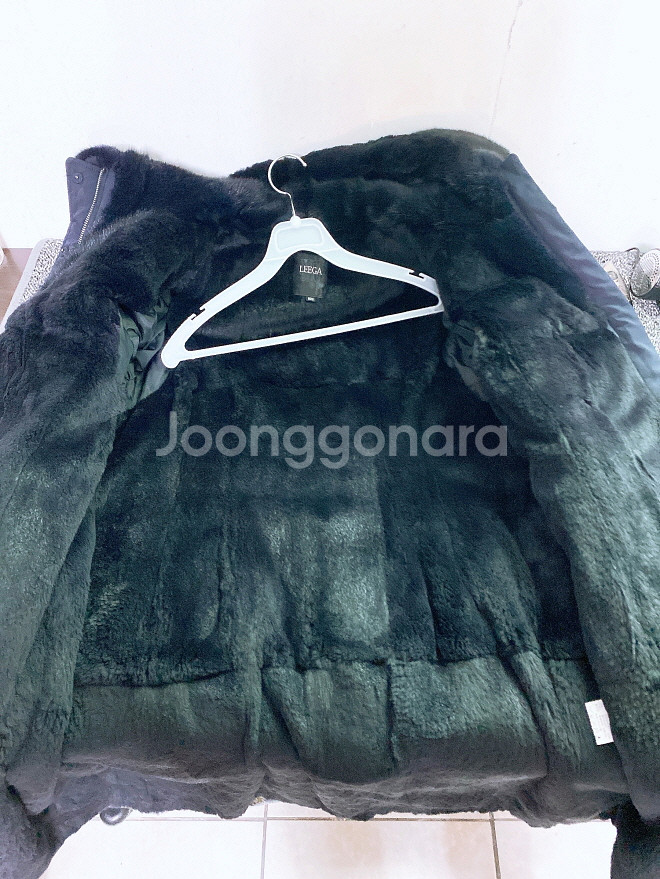(여성100)LEEGA리가토끼털밍크거위털후드롱패딩--3