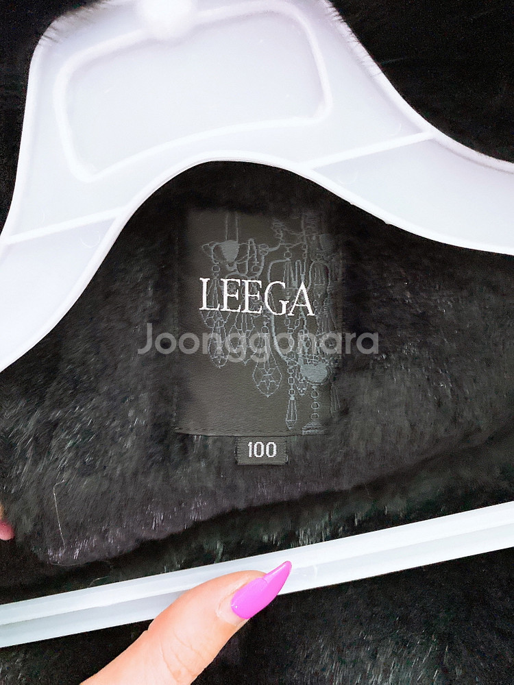 (여성100)LEEGA리가토끼털밍크거위털후드롱패딩--1
