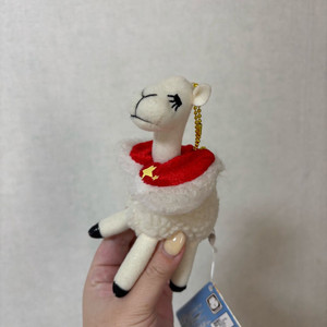 고전 빈티지 카피바라상 라마 인형