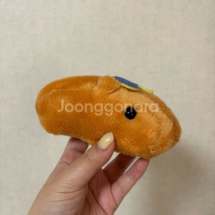 고전 빈티지 부채 카피바라상 인형--1