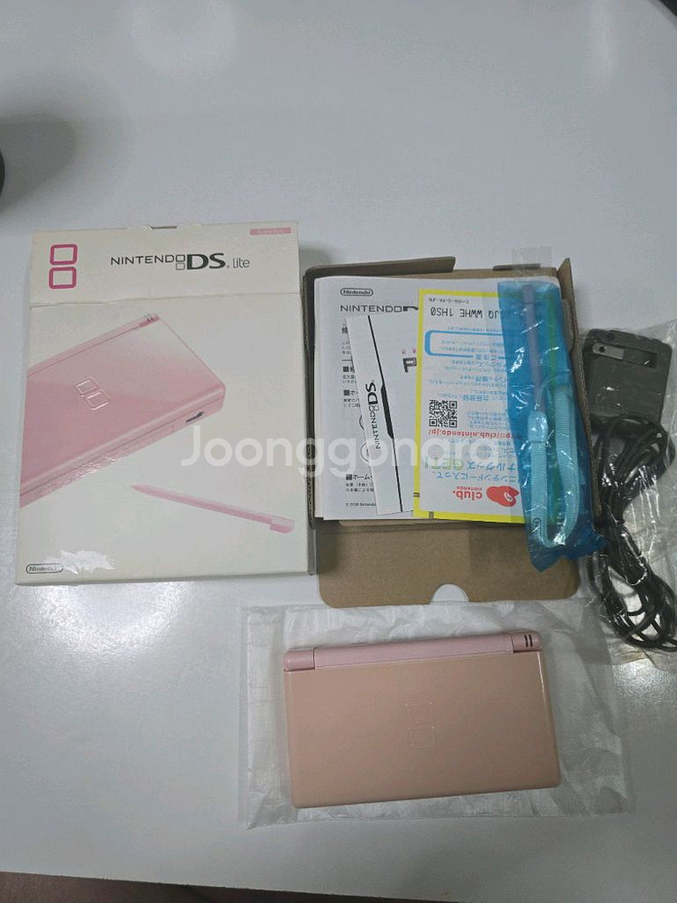 새액정 B+~A-급 닌텐도 DS Lite 핑크 박셋--1