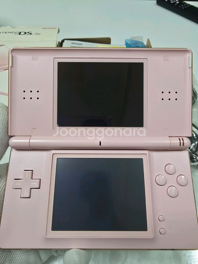 새액정 B+~A-급 닌텐도 DS Lite 핑크 박셋--4