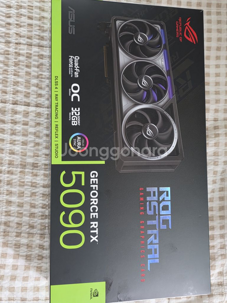 rtx5090 아스트랄 사용품 판매합니다--1