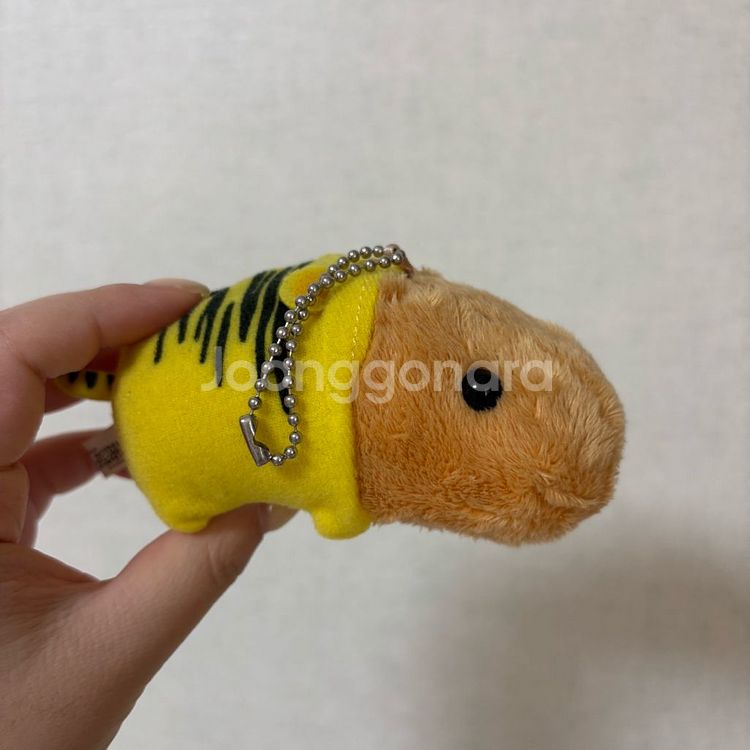 고전 빈티지 호랑이 카피바라상 키링 인형--0