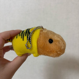고전 빈티지 호랑이 카피바라상 키링 인형