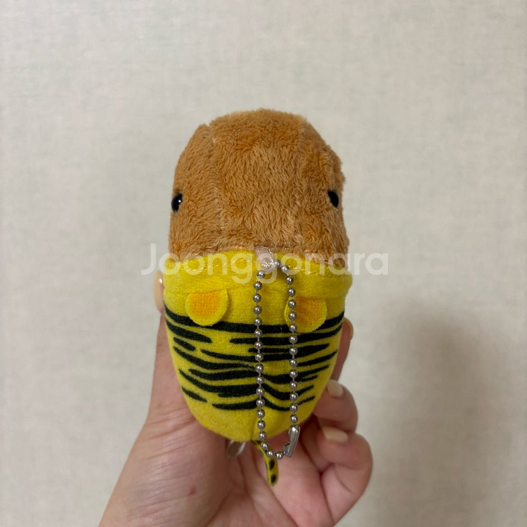 고전 빈티지 호랑이 카피바라상 키링 인형--1