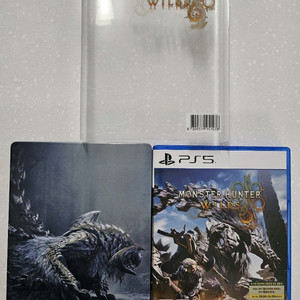 PS5 플스5 몬스터헌터와일즈+스틸북(코드미사용)