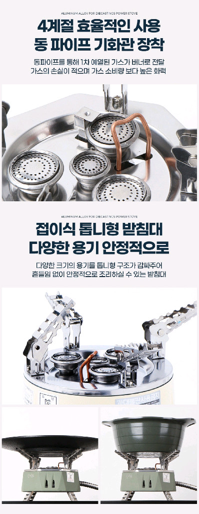 강염스토브 휴대용가스버너 등산용/ LUQ008 이미지