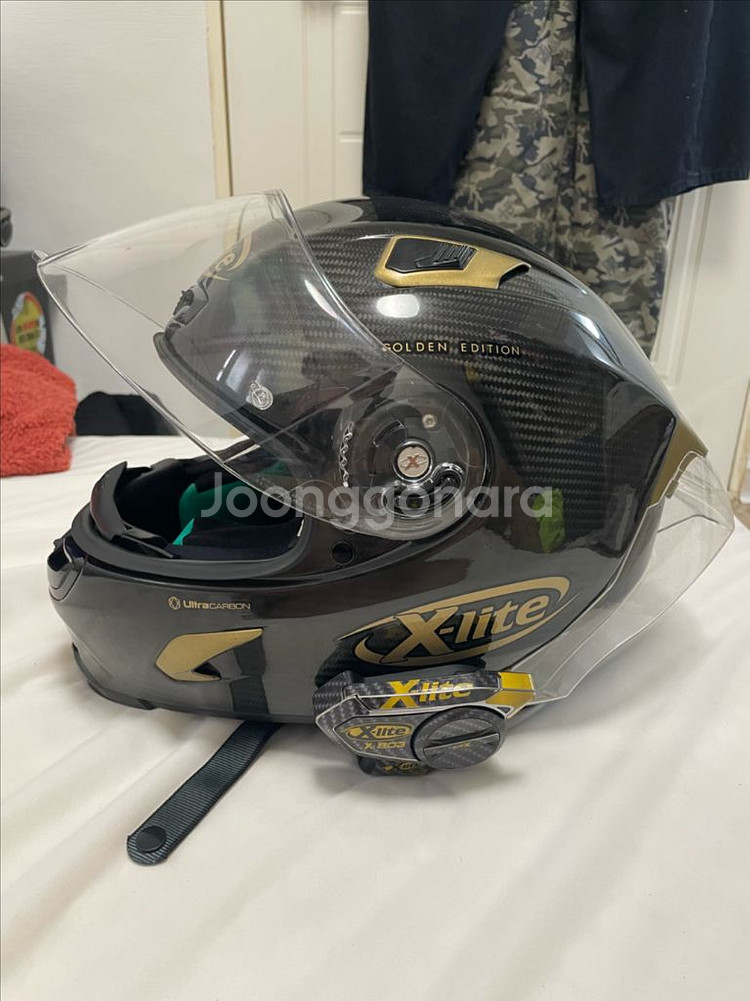 헬멧(엑스라이트 골드에디션) 세나 하만카돈 포함--2