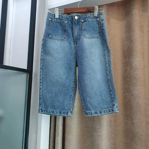 청 5부반바지