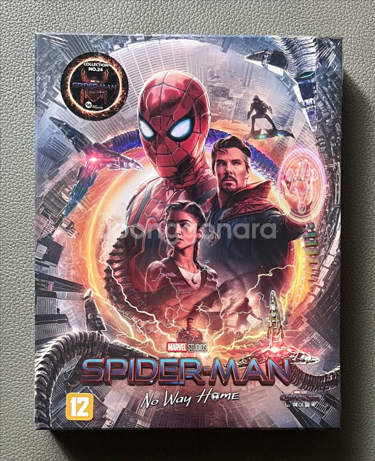 스파이더맨: 노 웨이 홈 A1 풀 슬립 스틸북 미개봉--0