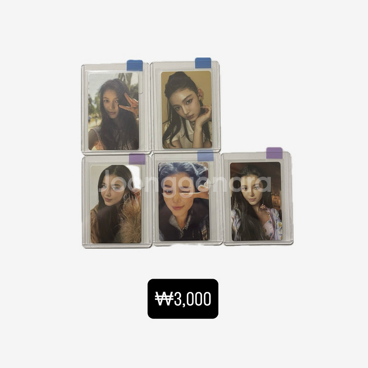 뉴진스 다니엘 포토카드 포카 일괄--0