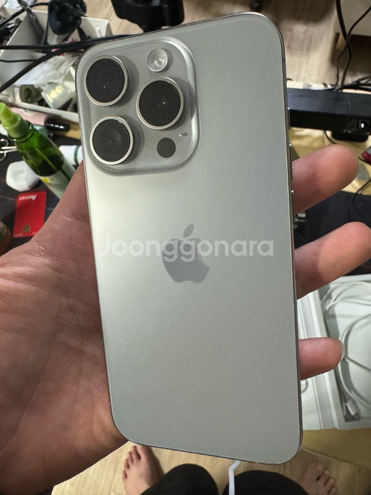 아이폰15pro 512g 내추럴티타늄--1