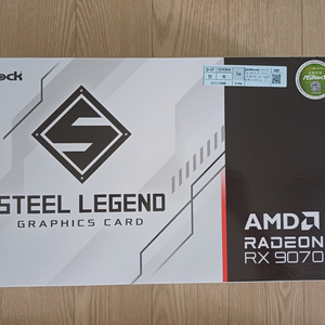 asrock rx9070xt 스틸레전드 화이트 새제품