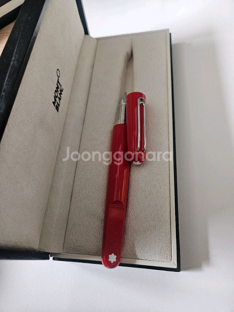 (가격내림)마크뉴슨 수성펜 레드유광--1