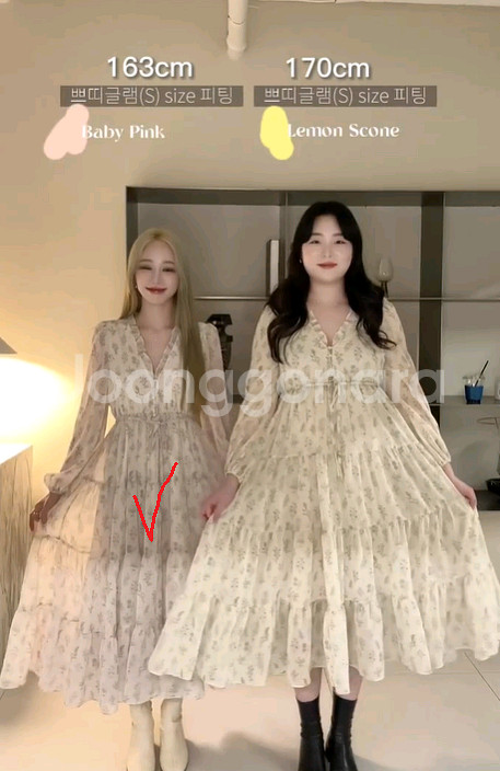 팩더널드(돈야돌/도매언니) 시그니처 드레스 쁘띠글램 s--0