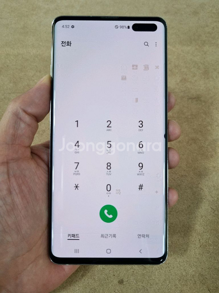 갤럭시S10 5G 실버 256GB SK공기계 중고폰--8
