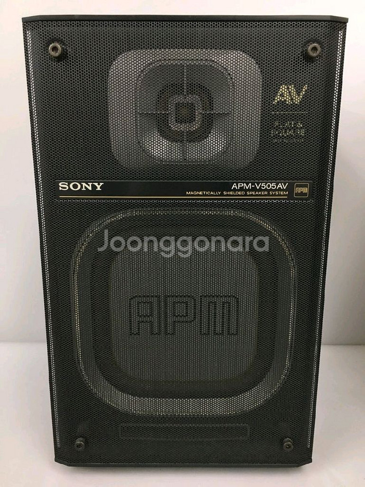 소니 APM-V505AV 빈티지 스피커 1조--2