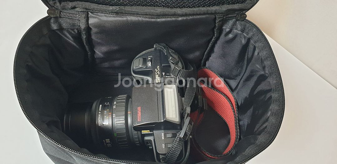 (미사용) JDIX 카메라 가방 소품가방 파우치 블랙--9
