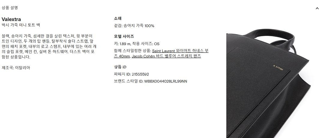 발렉스트라 미니 박시 토트백--1