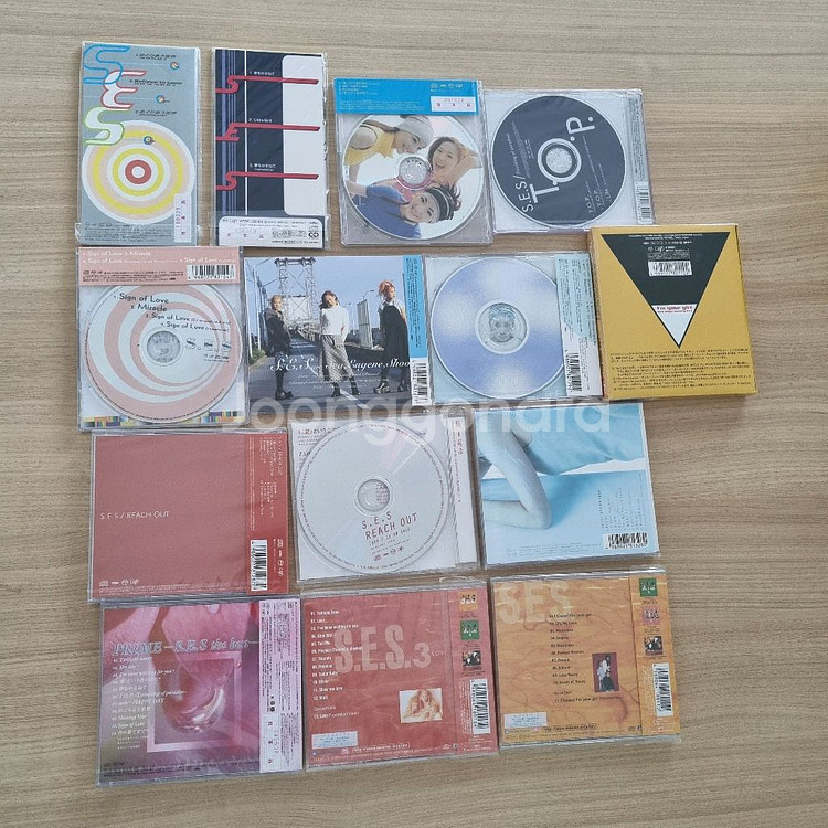 S.E.S. 일본음반 신품 미개봉 세트--1