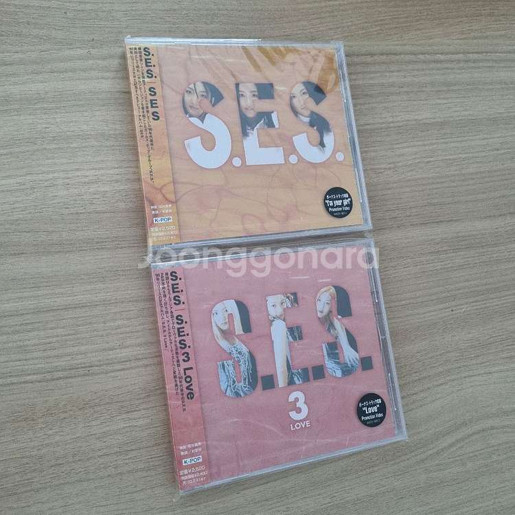 S.E.S. 일본음반 신품 미개봉 세트--8