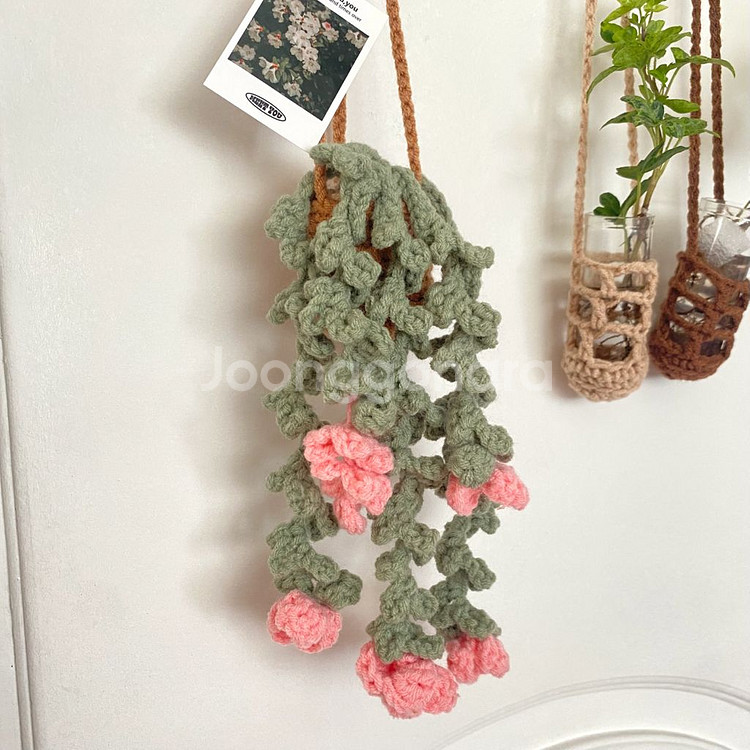 행잉 식물 뜨개--0