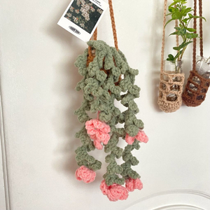 행잉 식물 뜨개