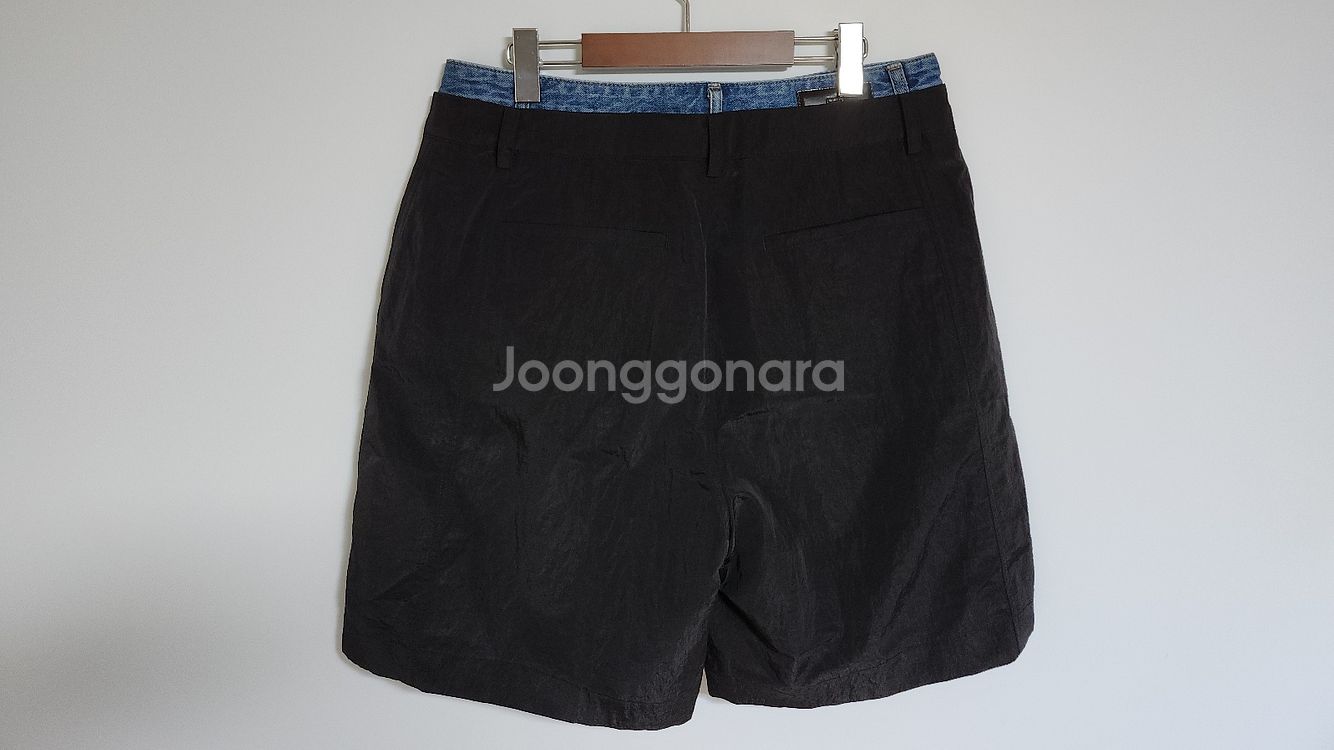 48 준지 데님 나일론 반바지 JC3325P465--0