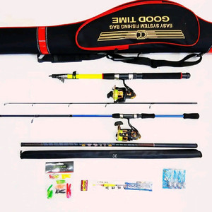 원투낚시대3m+루어대+릴2대+민장대+소품+가방