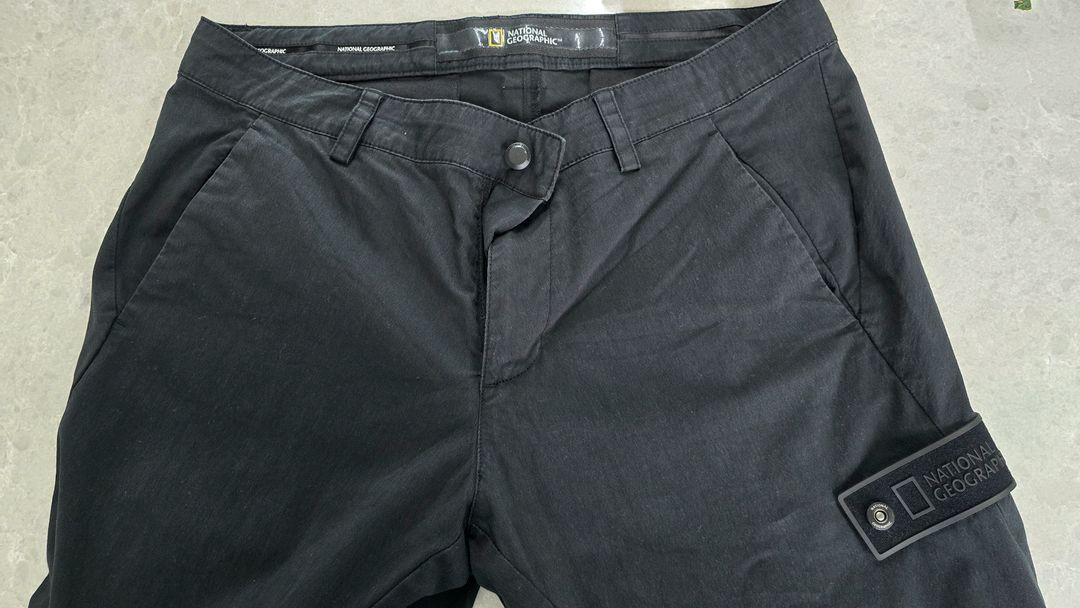 내셔널지오그래픽 남성 니제르 절개 테이퍼드 팬츠 N1--5