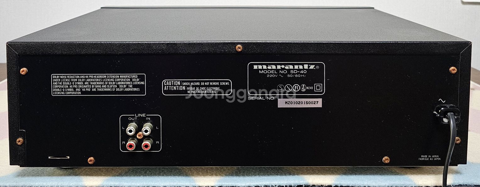 마란즈 카세트 데크 SD-40--1