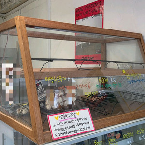디저트 우드쇼케이스 2단