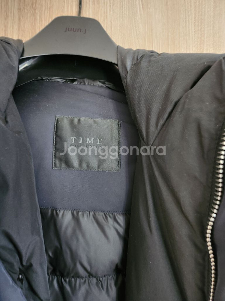 타임 옴므 경량 롱패딩--4