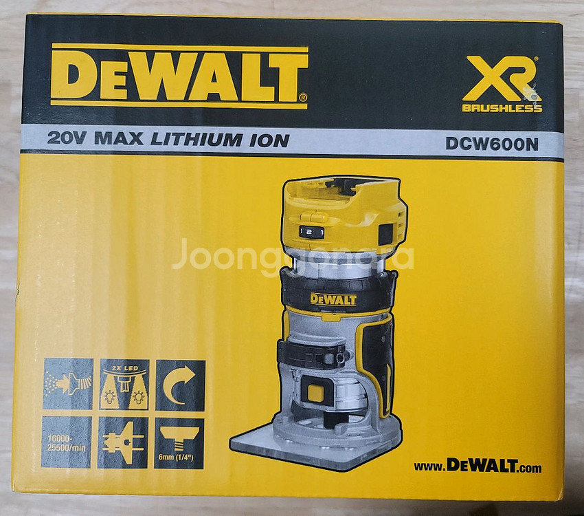 디월트 트리머 루터 dcw600n--0