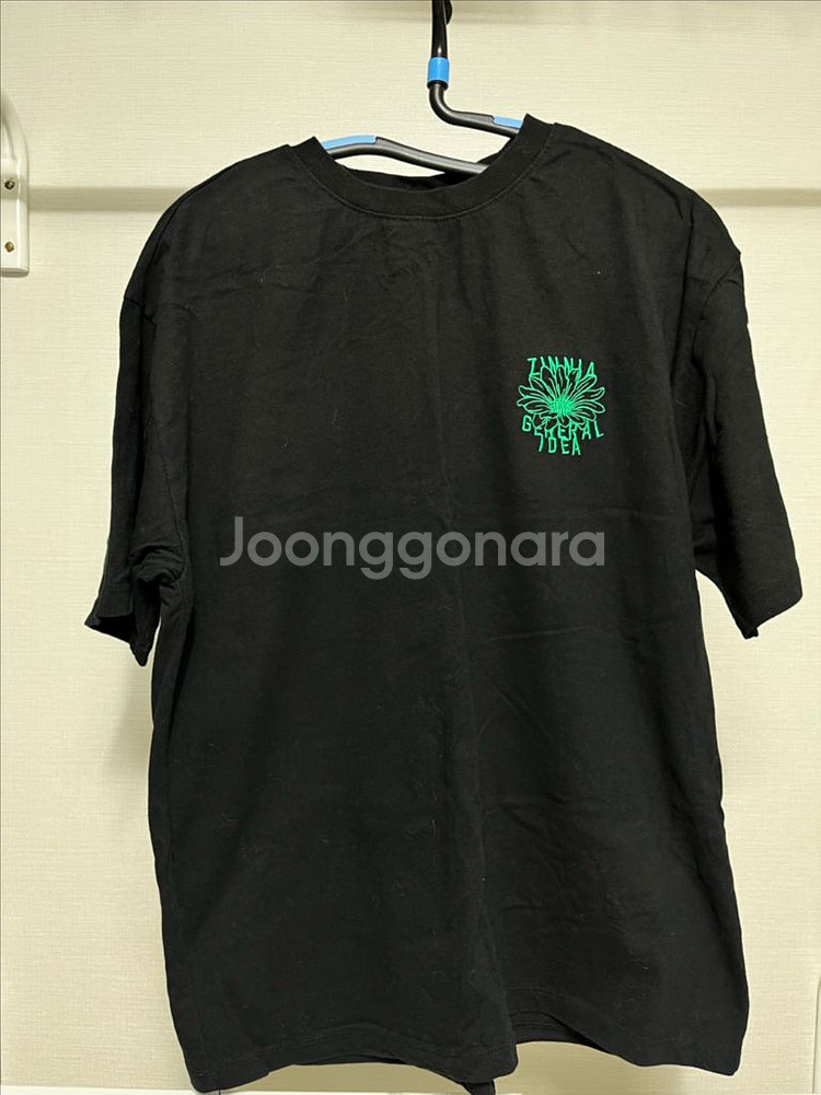 제너럴아이디어 지니아 반팔티 블랙 M--0