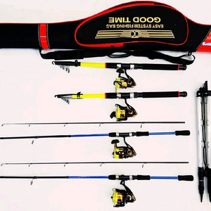 원투낚시대3m2대+루어대1.8m2대+릴4대+받침대+가방