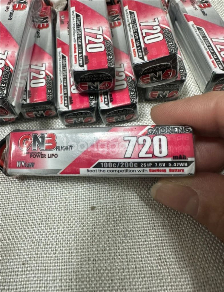 GNB 720mAh 배터리 새상품 10개세트--1