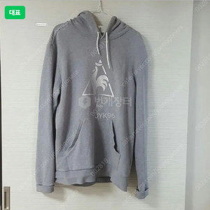 해외수입 르꼬끄 그레이 스포티 후드티 (XL)