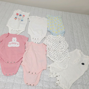 갭베이비 외 바디슈트 7벌 일괄판매 3~6개월
