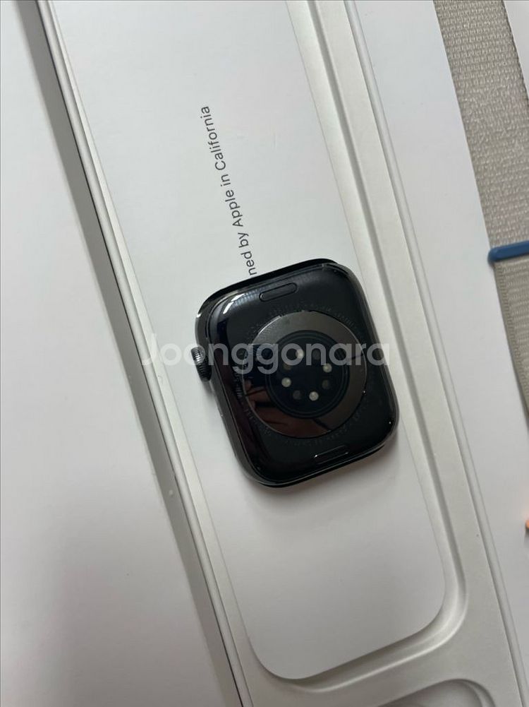애플워치7스테인리스 45mm 그래파이트--1