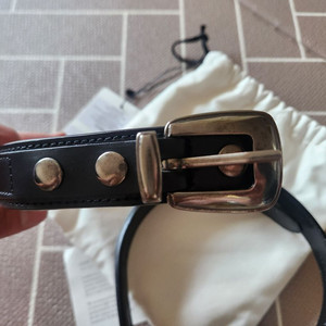 르메르 미니멀 웨스턴 벨트 블랙(90)