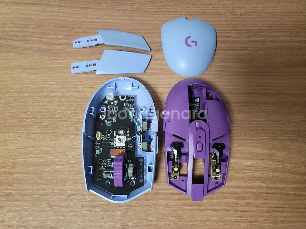 로지텍 G304 연보라 사무용 저소음 무선 마우스--9