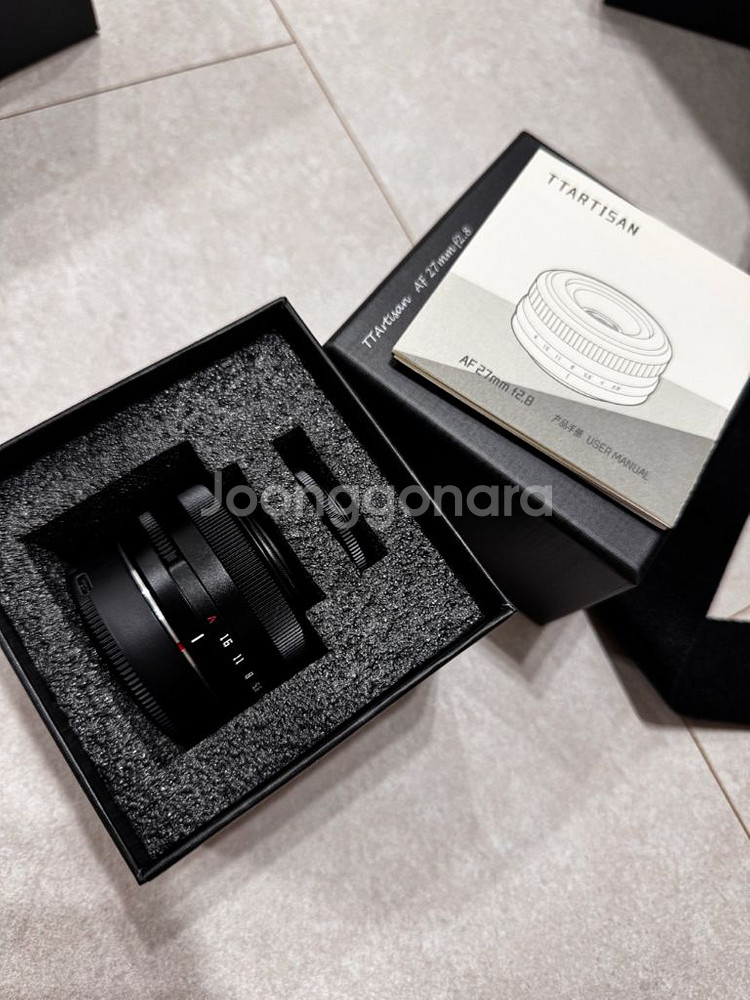 티티아티산 AF27mm f2.8 + jjc 사각후드--2