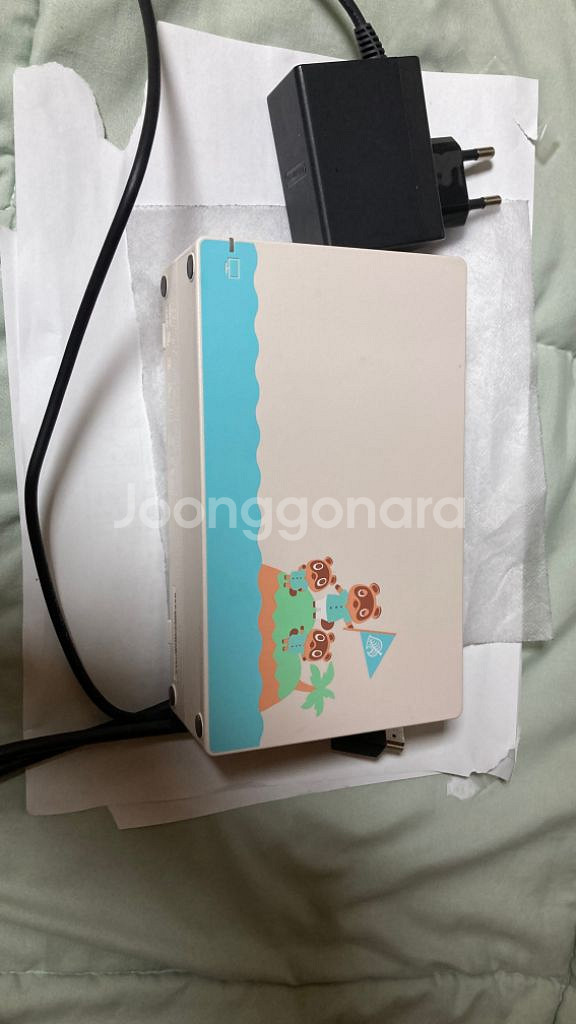 닌텐도 스위치 동물의숲 에디션 + 마인크래프트 칩--5